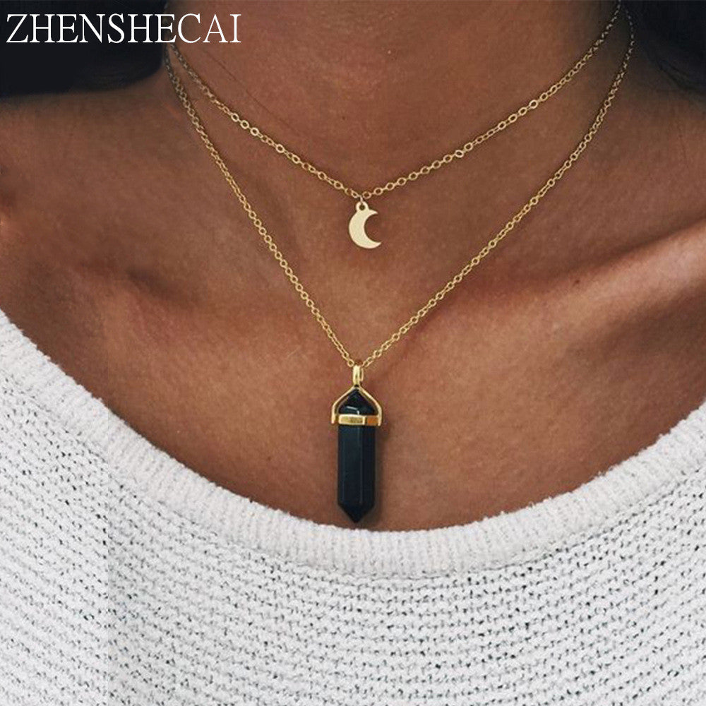 Pendant Moon Necklace